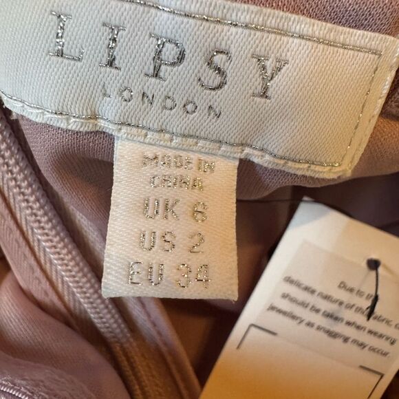 NWT Lipsy Bridesmaid multiway maxi dress in lavender size 2 - Picture 12 of 14